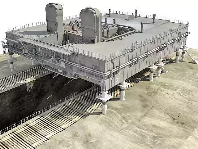 NASA Mobile Launch Platform 3D model