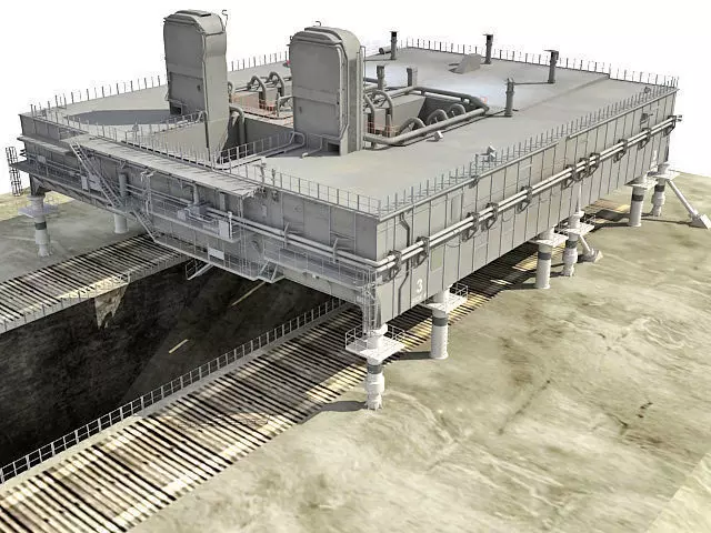 NASA Mobile Launch Platform 3D model_0