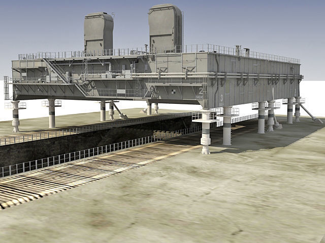 NASA Mobile Launch Platform 3D model_2