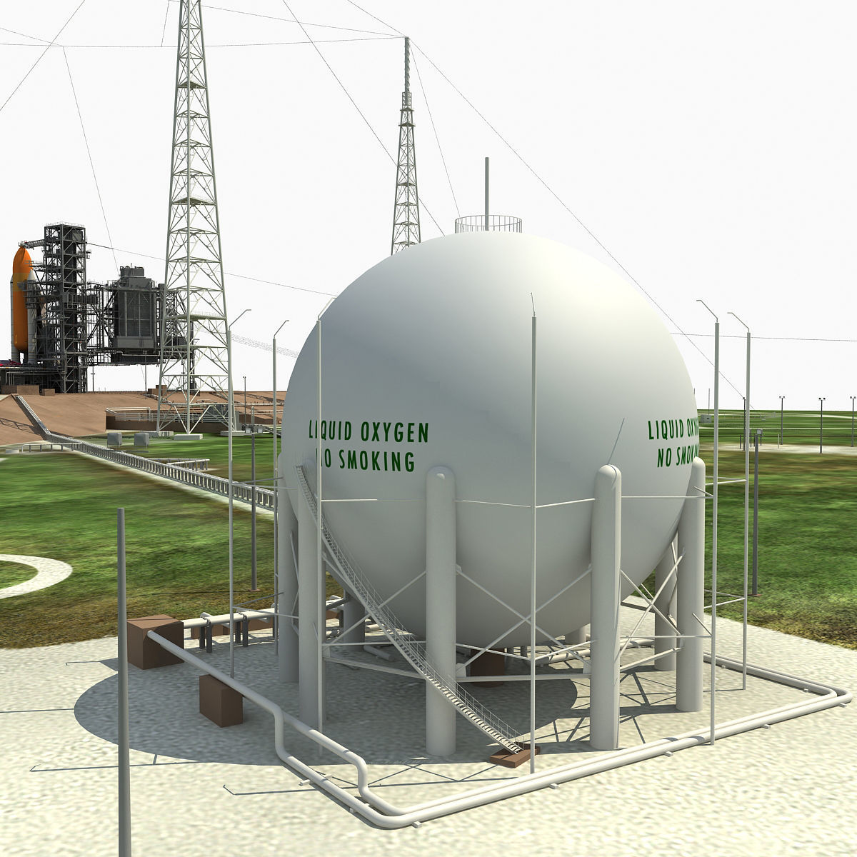 NASA Launch Complex 39B 3D model_36