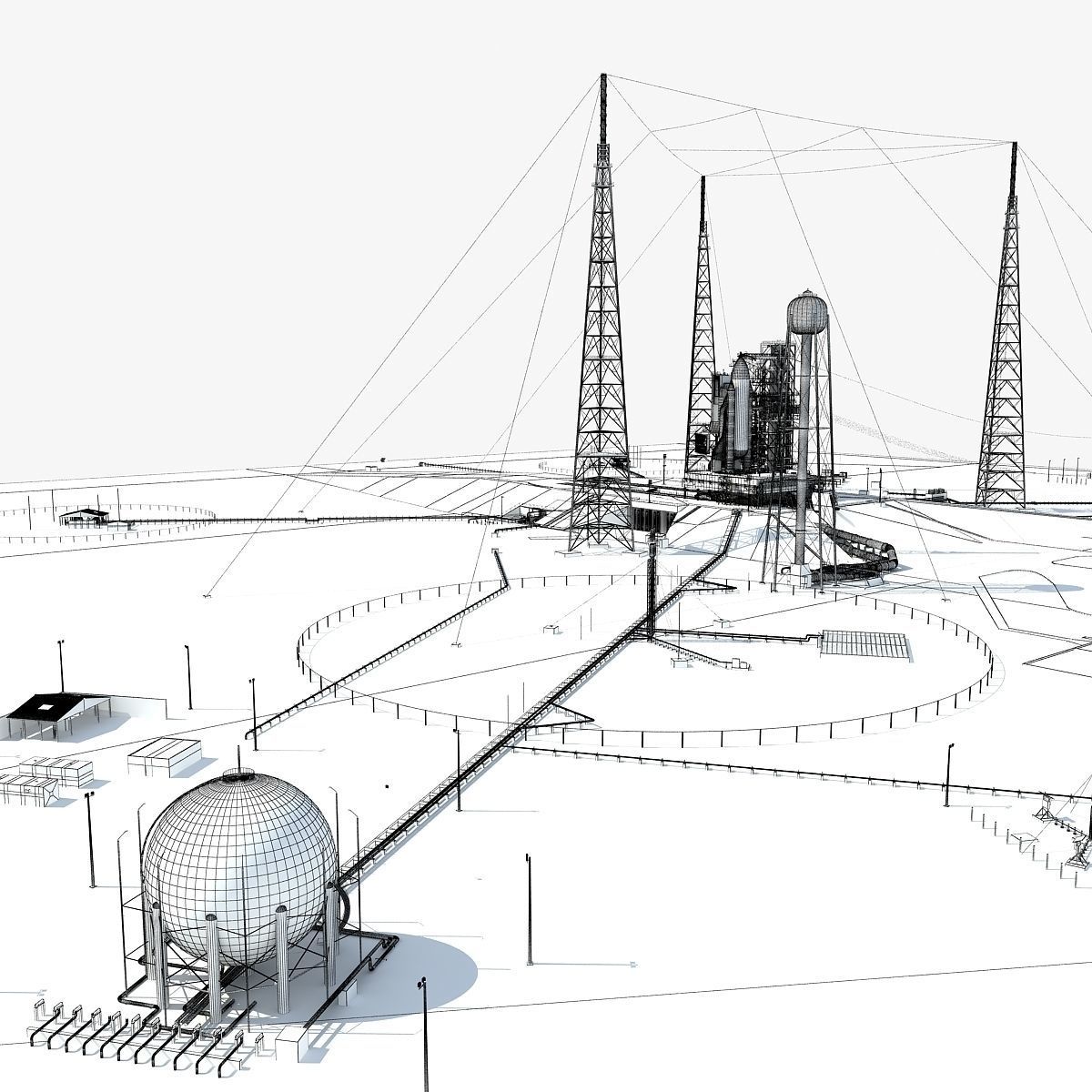 NASA Launch Complex 39B 3D model_68