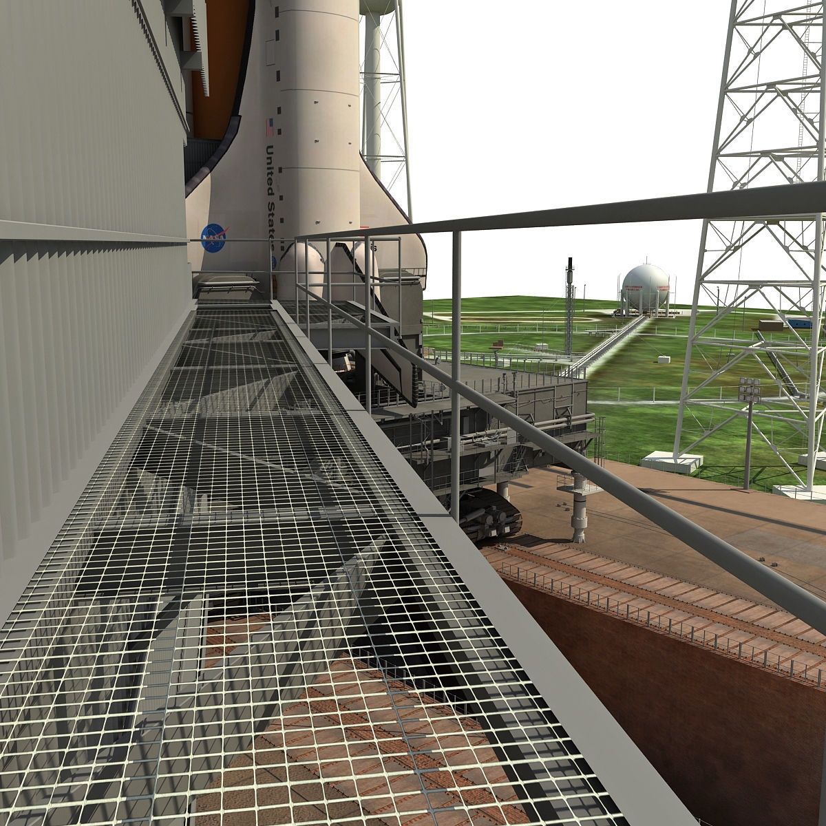 NASA Launch Complex 39B 3D model_20