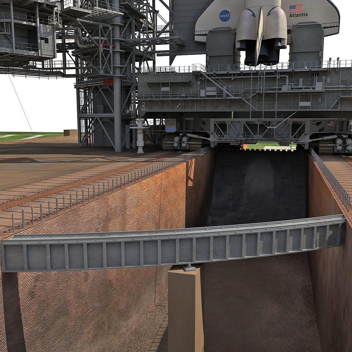 NASA Launch Complex 39B 3D model_27