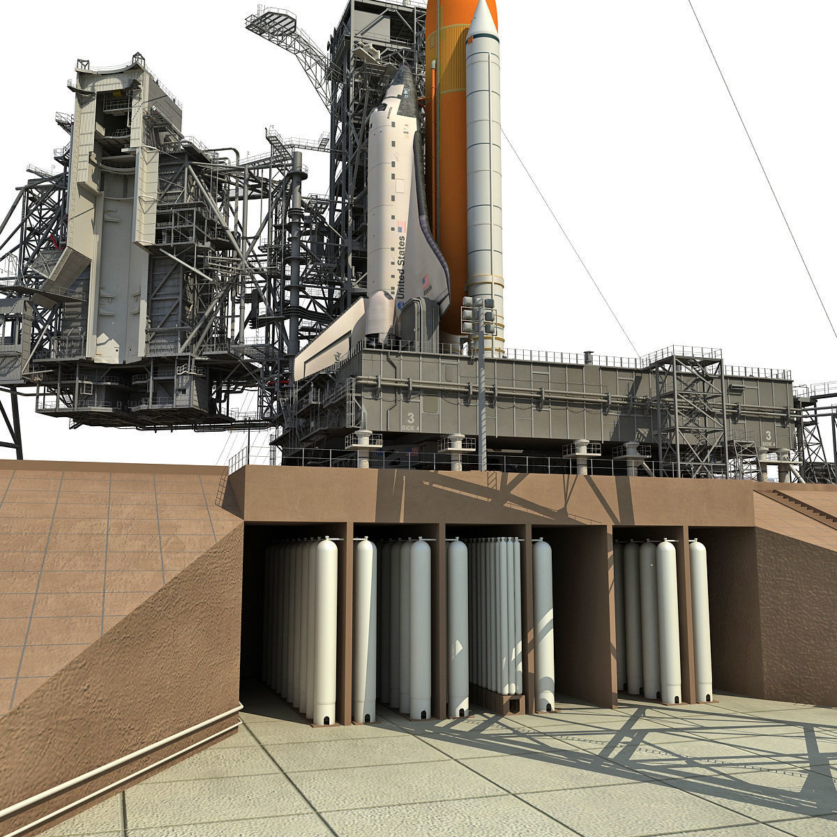 NASA Launch Complex 39B 3D model_96
