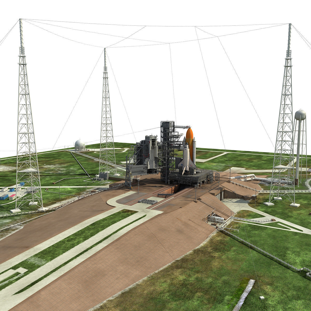 NASA Launch Complex 39B 3D model_82