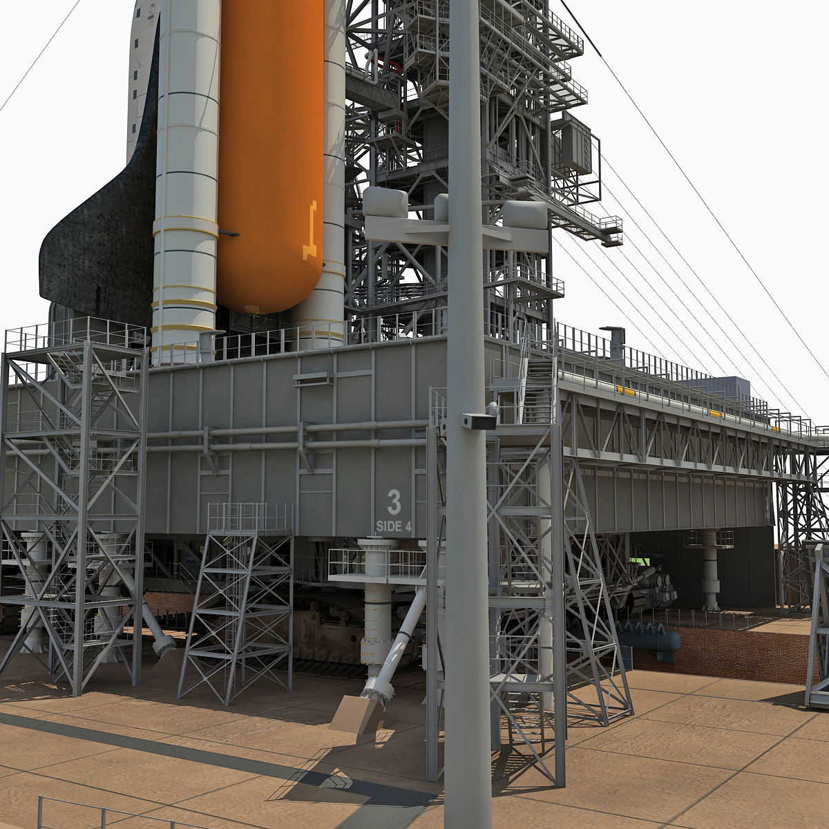 NASA Launch Complex 39B 3D model_57