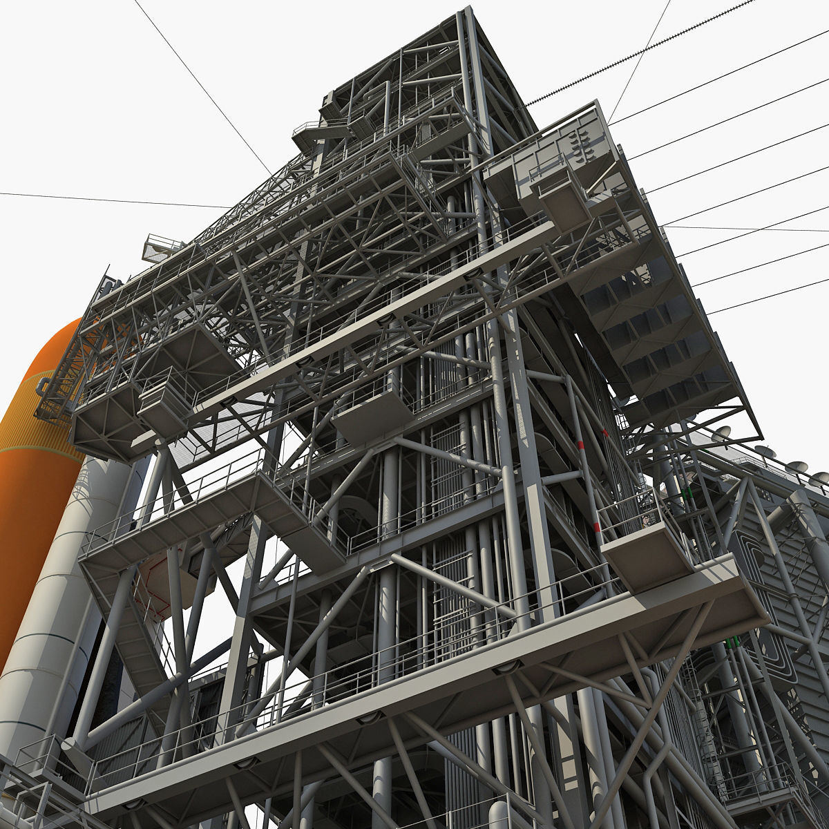 NASA Launch Complex 39B 3D model_38