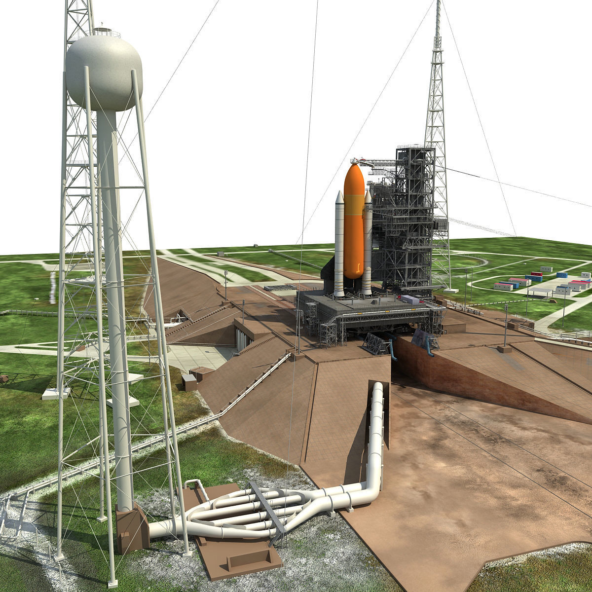 NASA Launch Complex 39B 3D model_6
