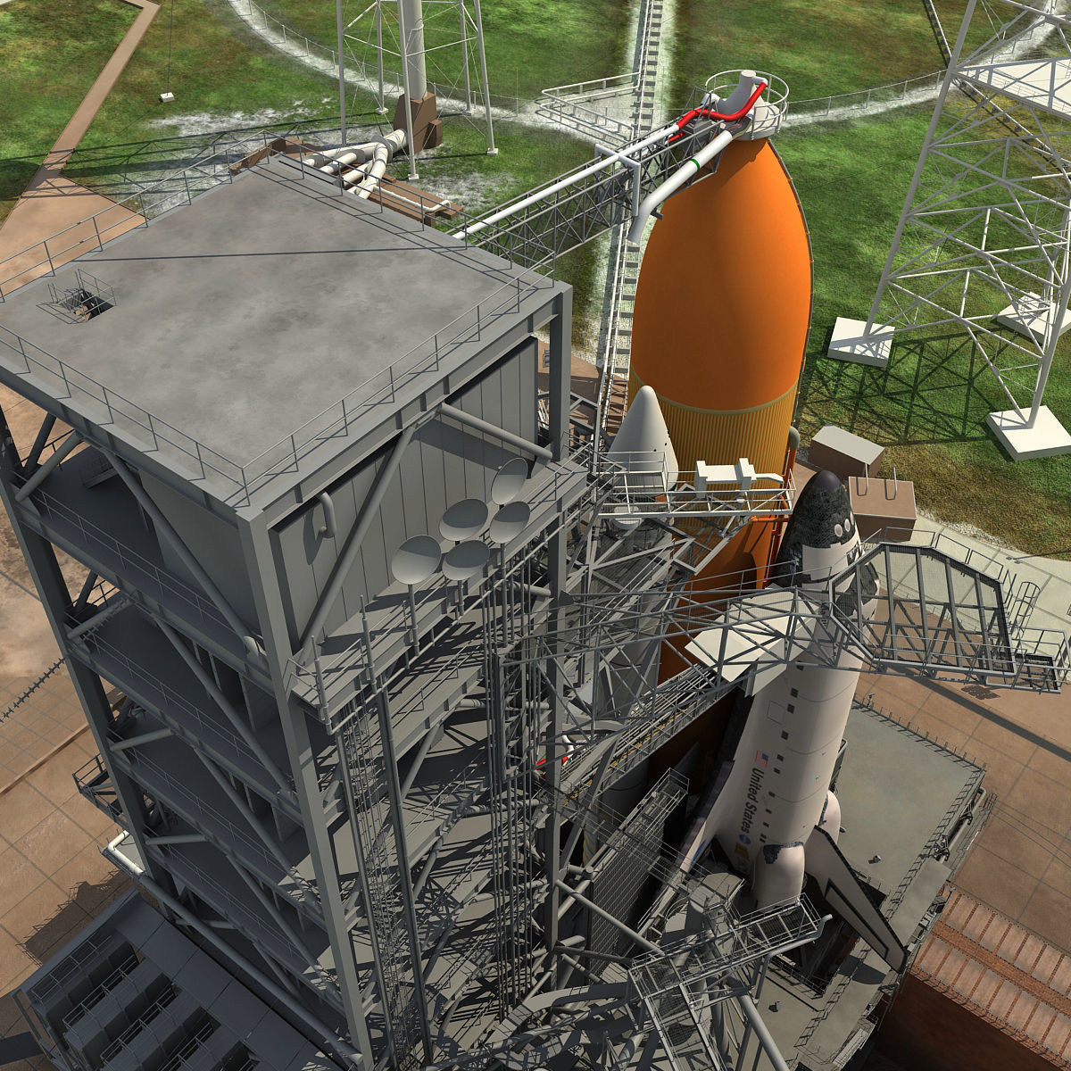 NASA Launch Complex 39B 3D model_67