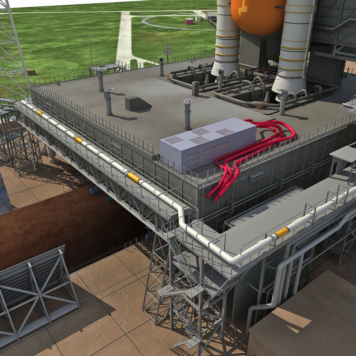 NASA Launch Complex 39B 3D model_74