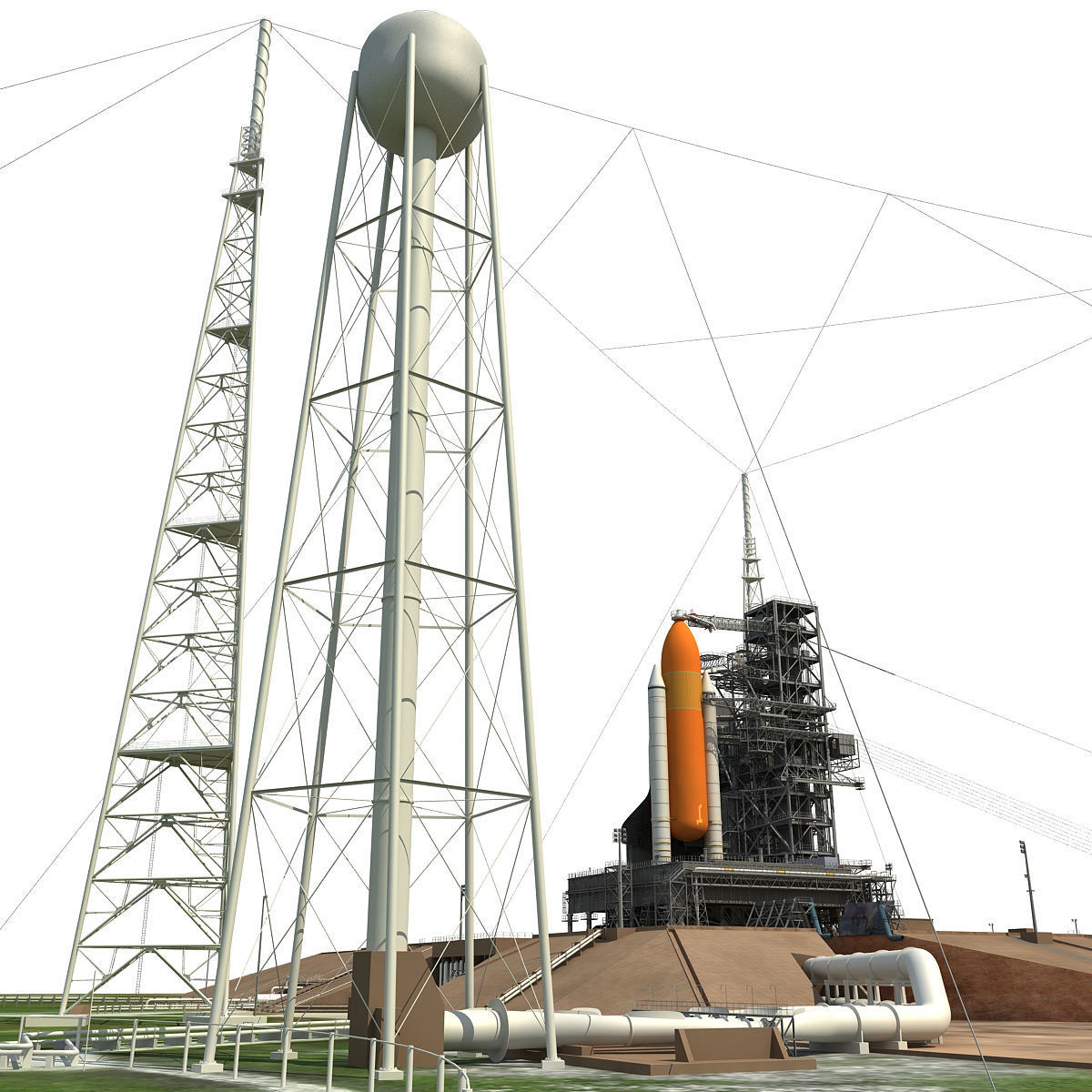 NASA Launch Complex 39B 3D model_80