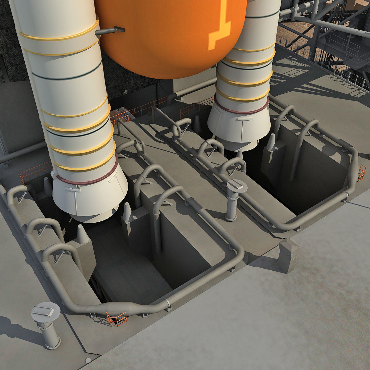 NASA Launch Complex 39B 3D model_23
