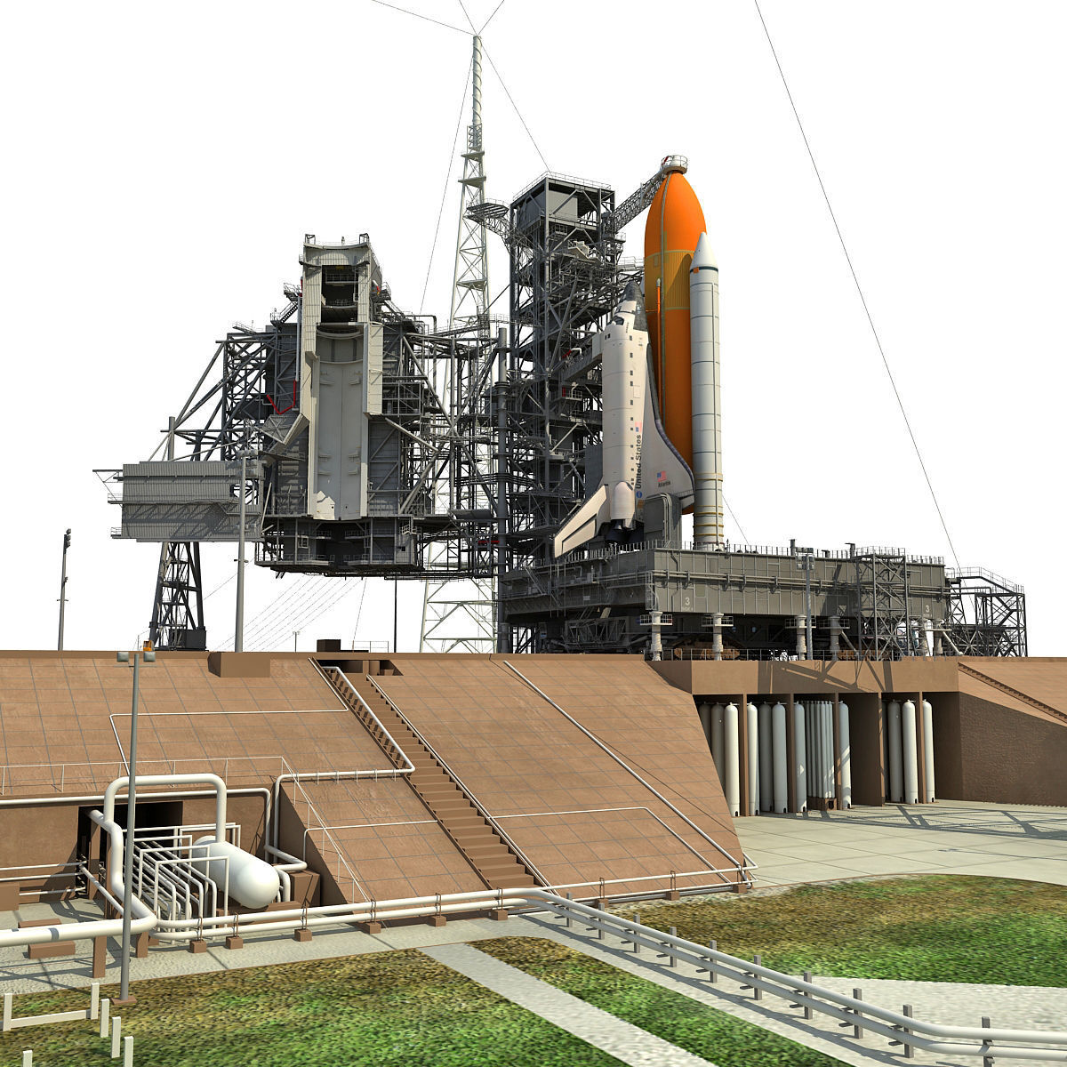 NASA Launch Complex 39B 3D model_2