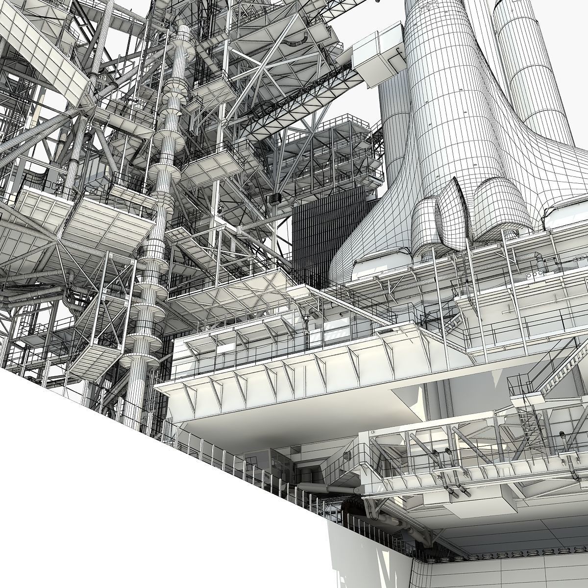 NASA Launch Complex 39B 3D model_87