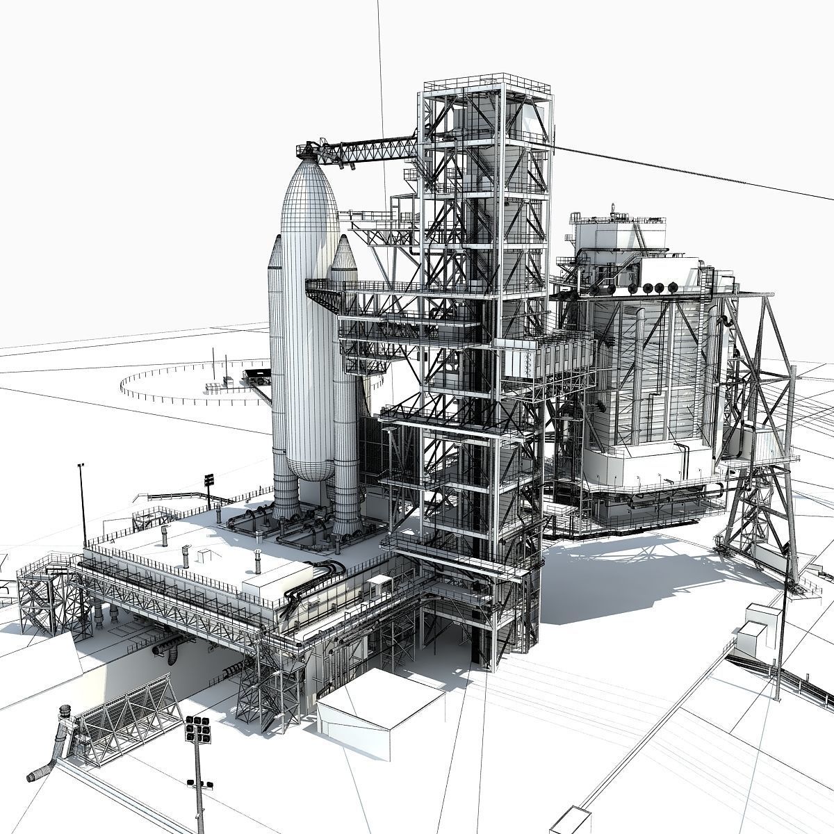 NASA Launch Complex 39B 3D model_30