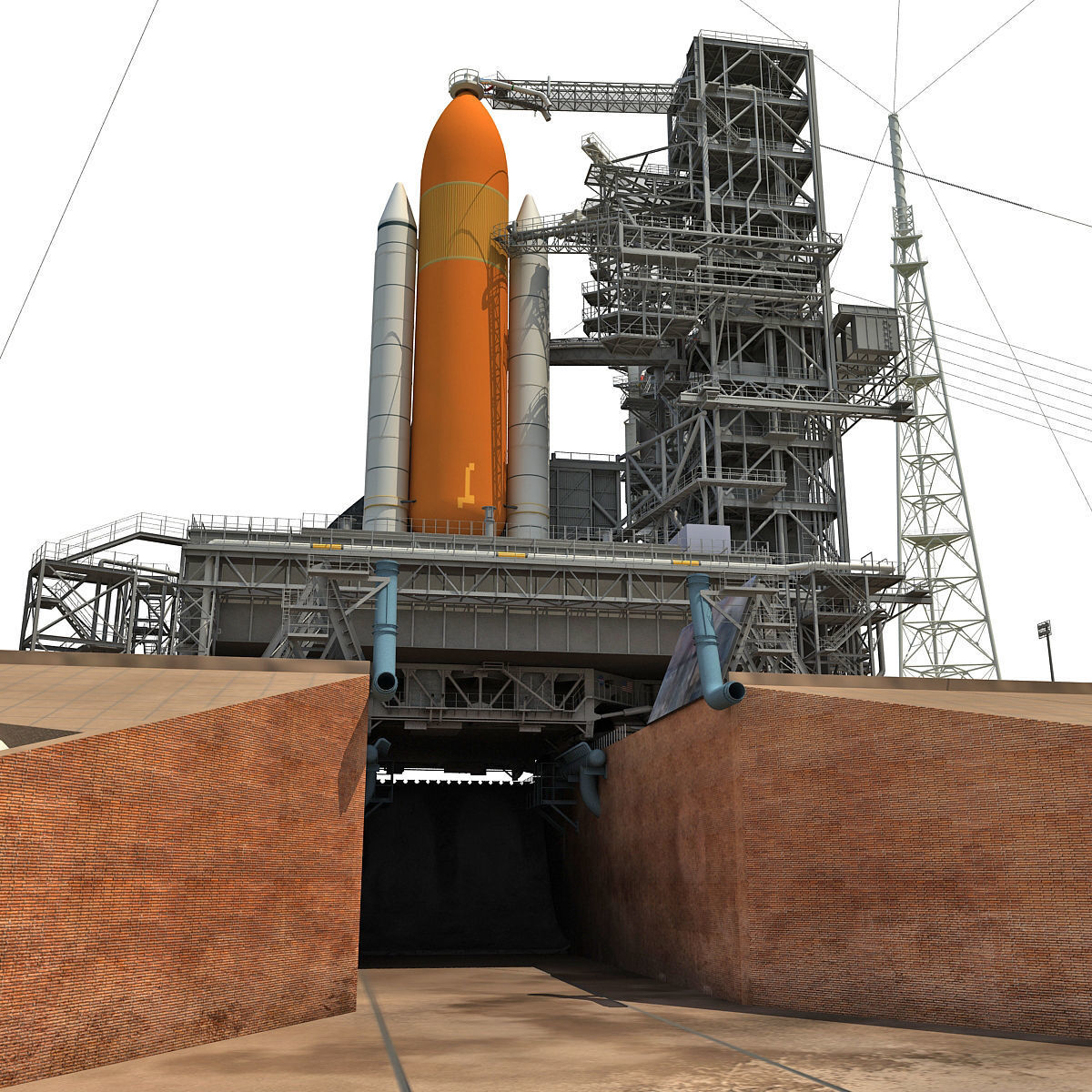 NASA Launch Complex 39B 3D model_5