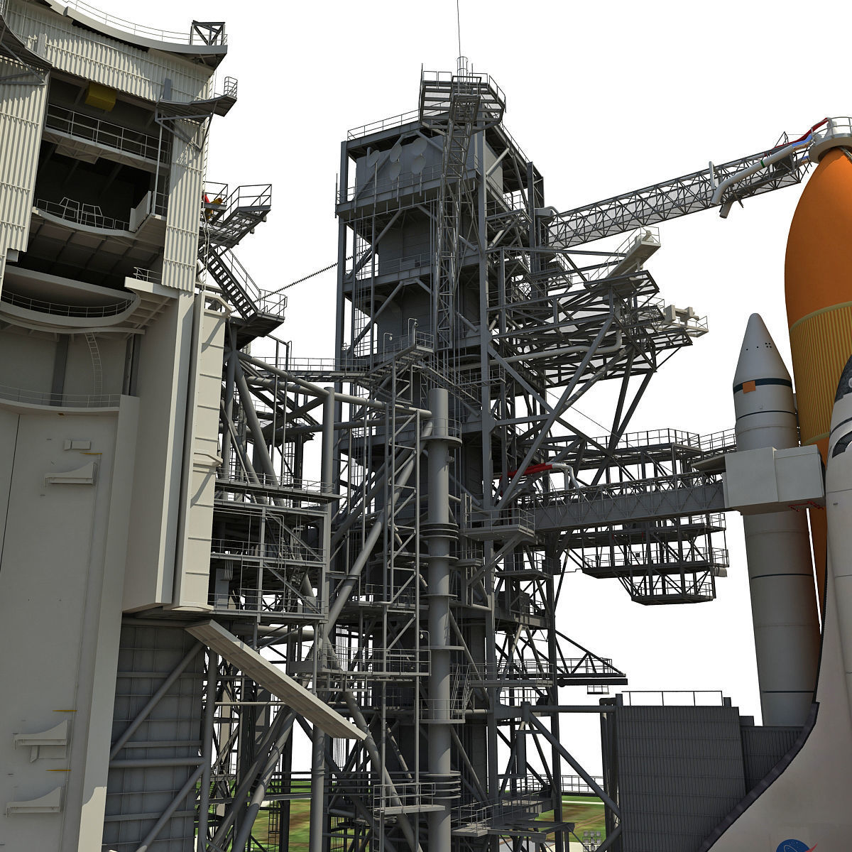 NASA Launch Complex 39B 3D model_46