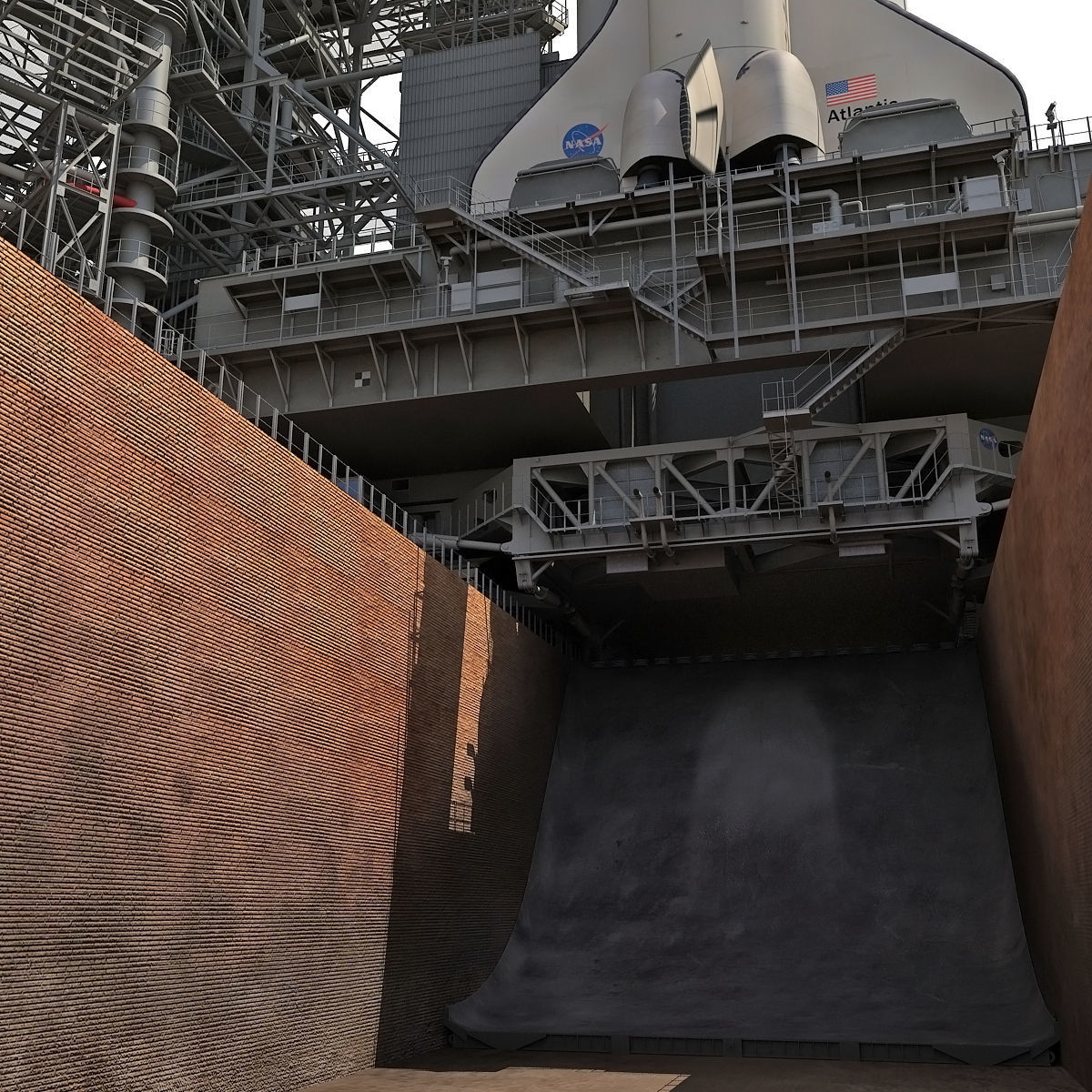 NASA Launch Complex 39B 3D model_93