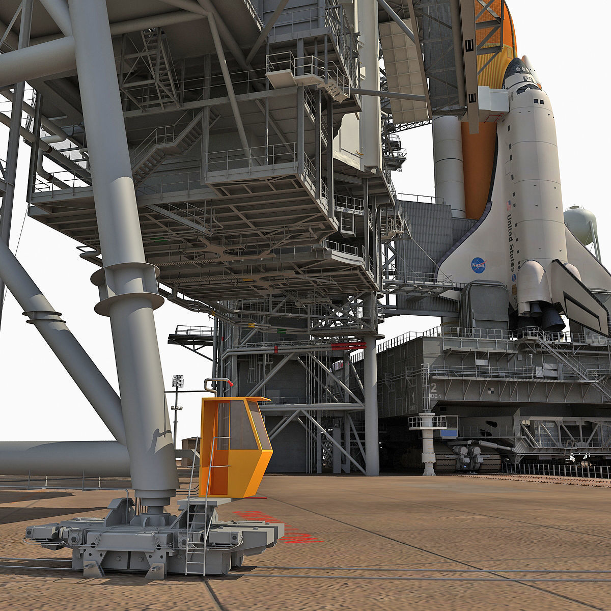 NASA Launch Complex 39B 3D model_81