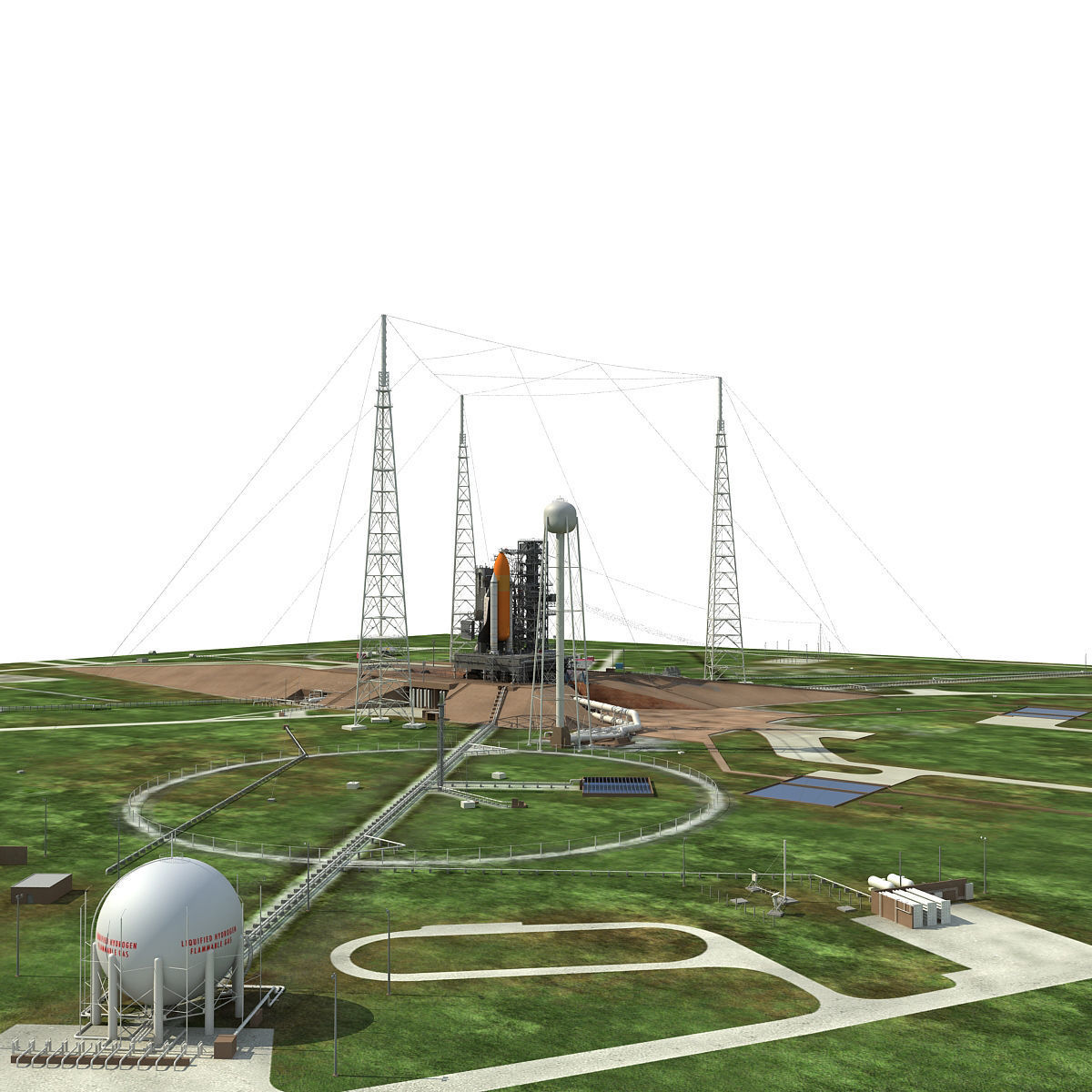 NASA Launch Complex 39B 3D model_31