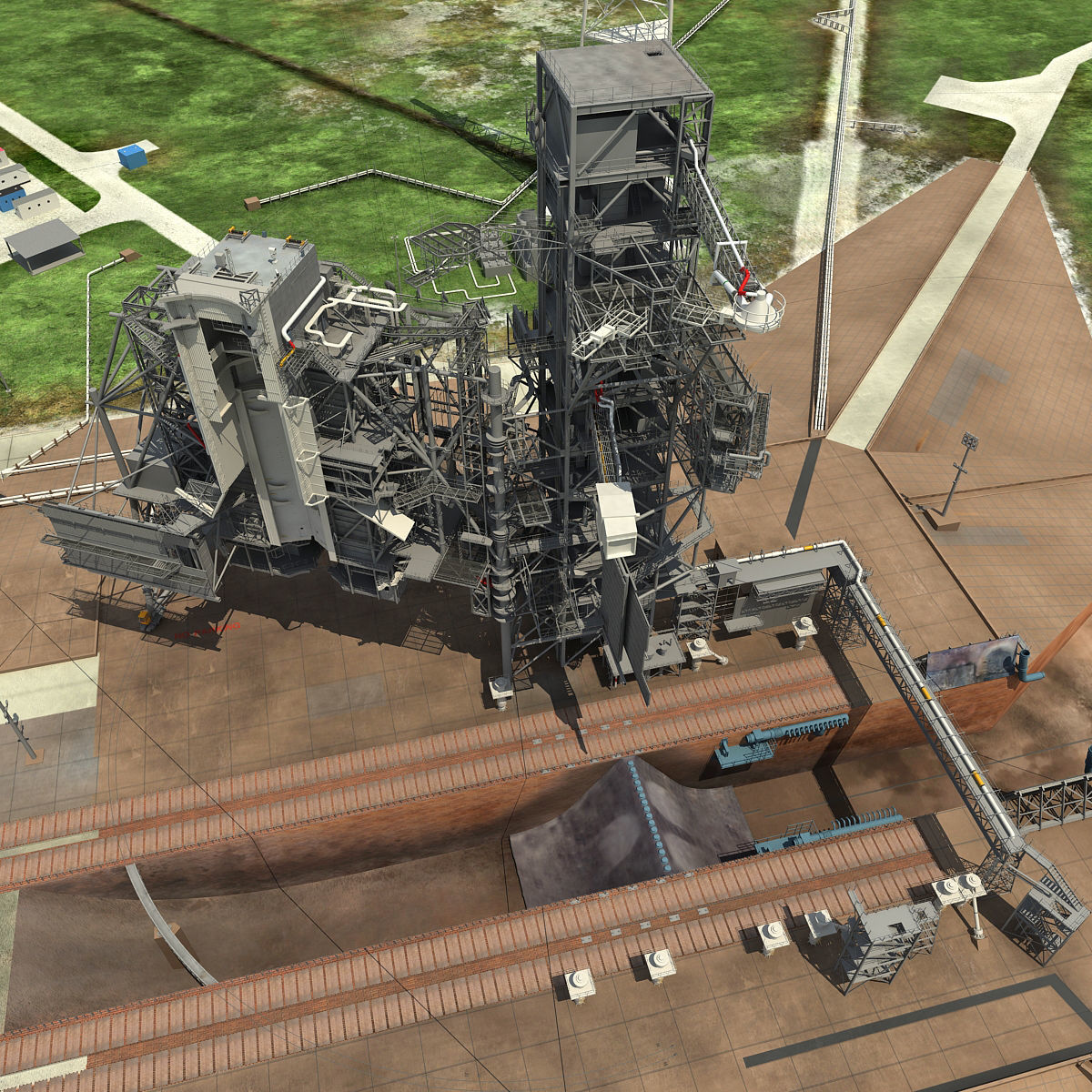 NASA Launch Complex 39B 3D model_17