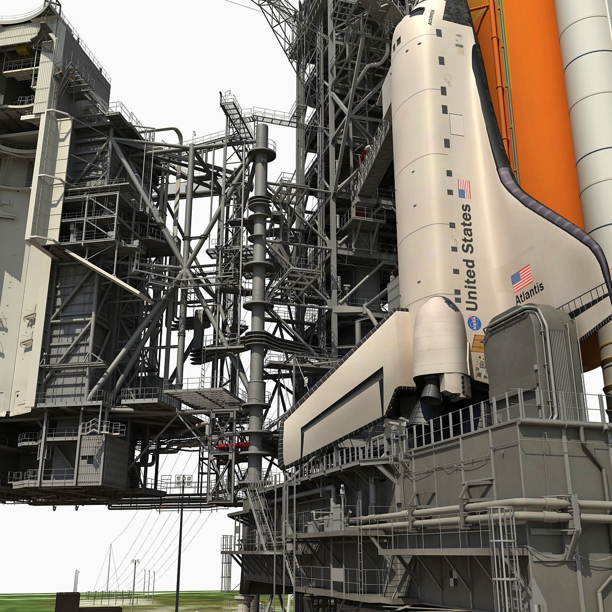 NASA Launch Complex 39B 3D model_24