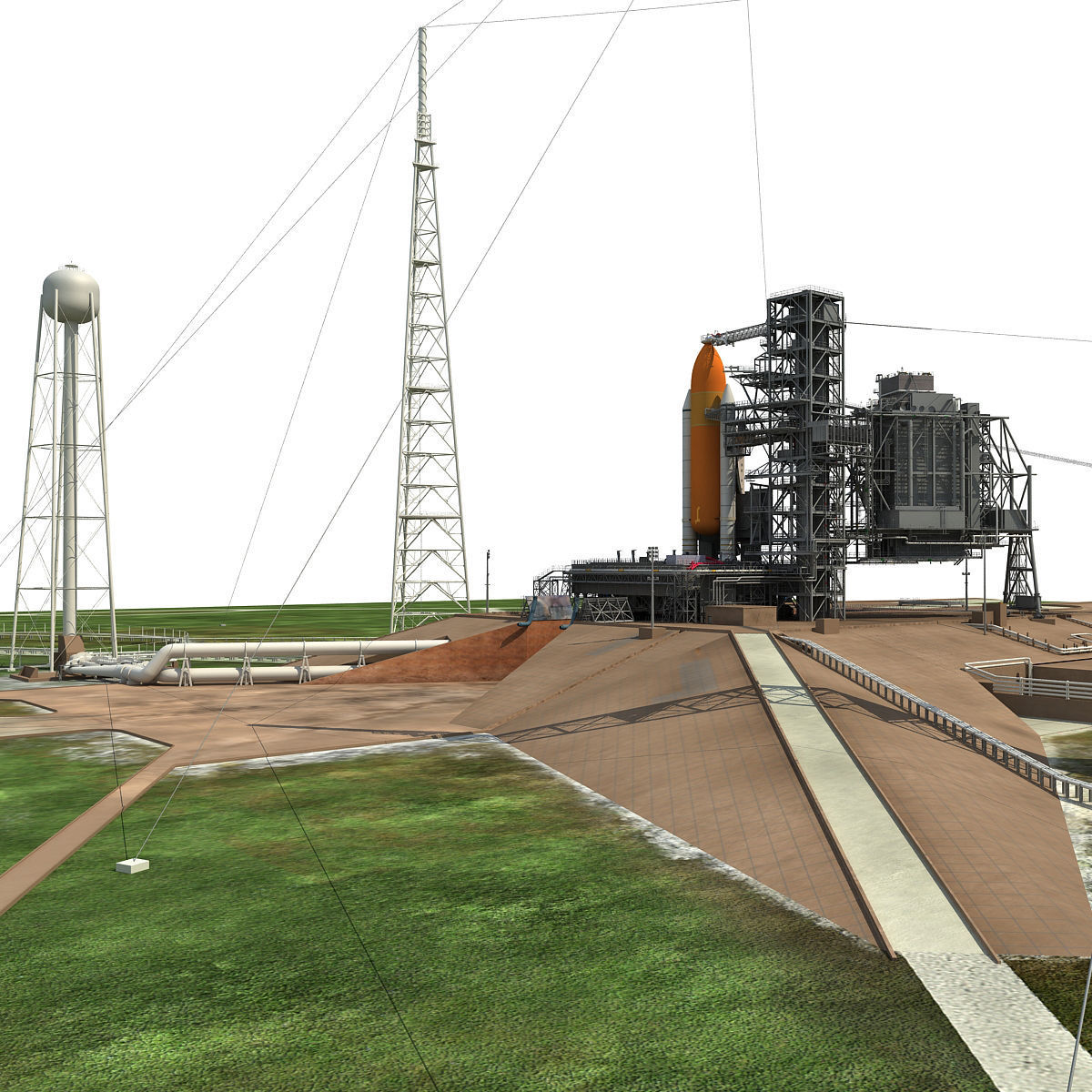 NASA Launch Complex 39B 3D model_12