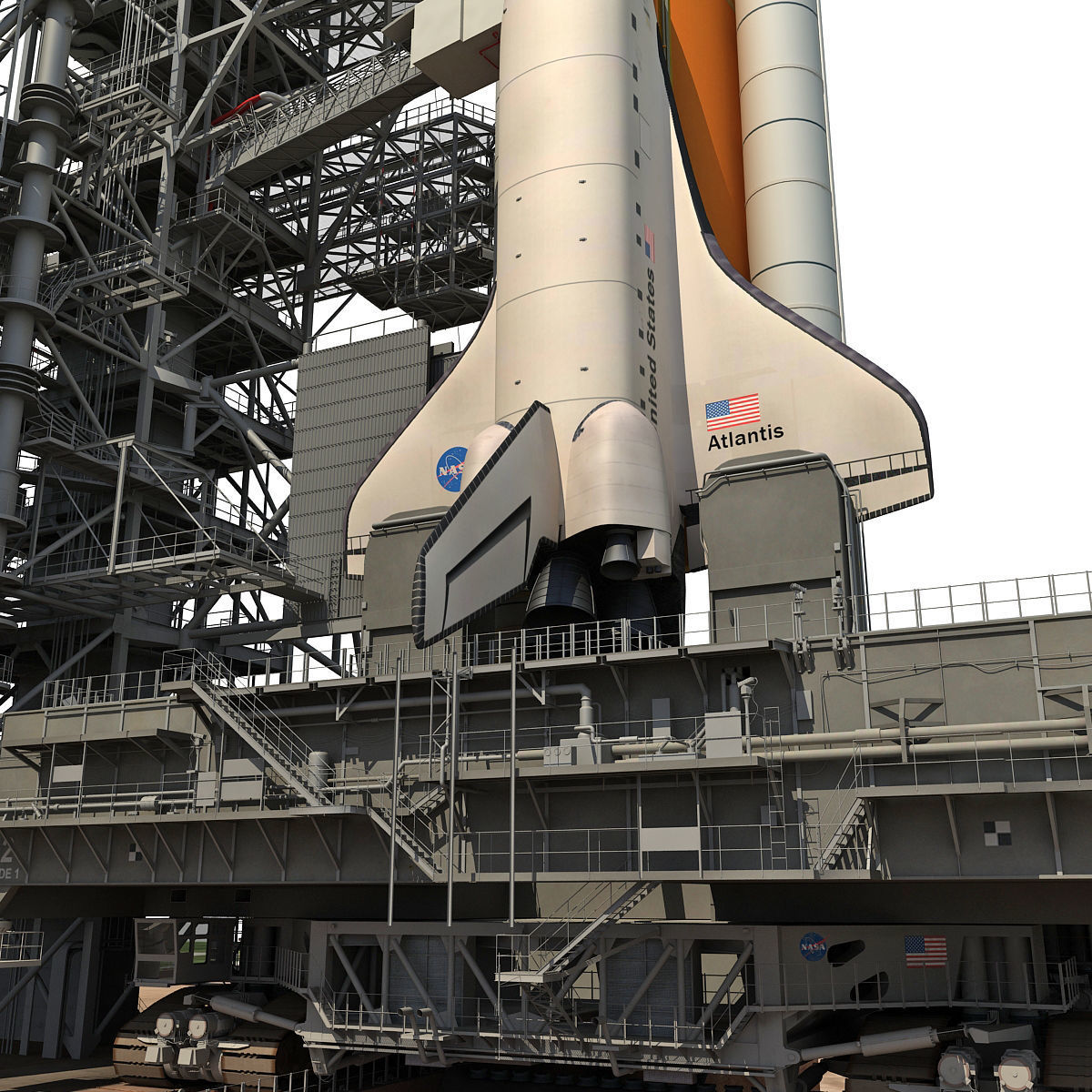 NASA Launch Complex 39B 3D model_89