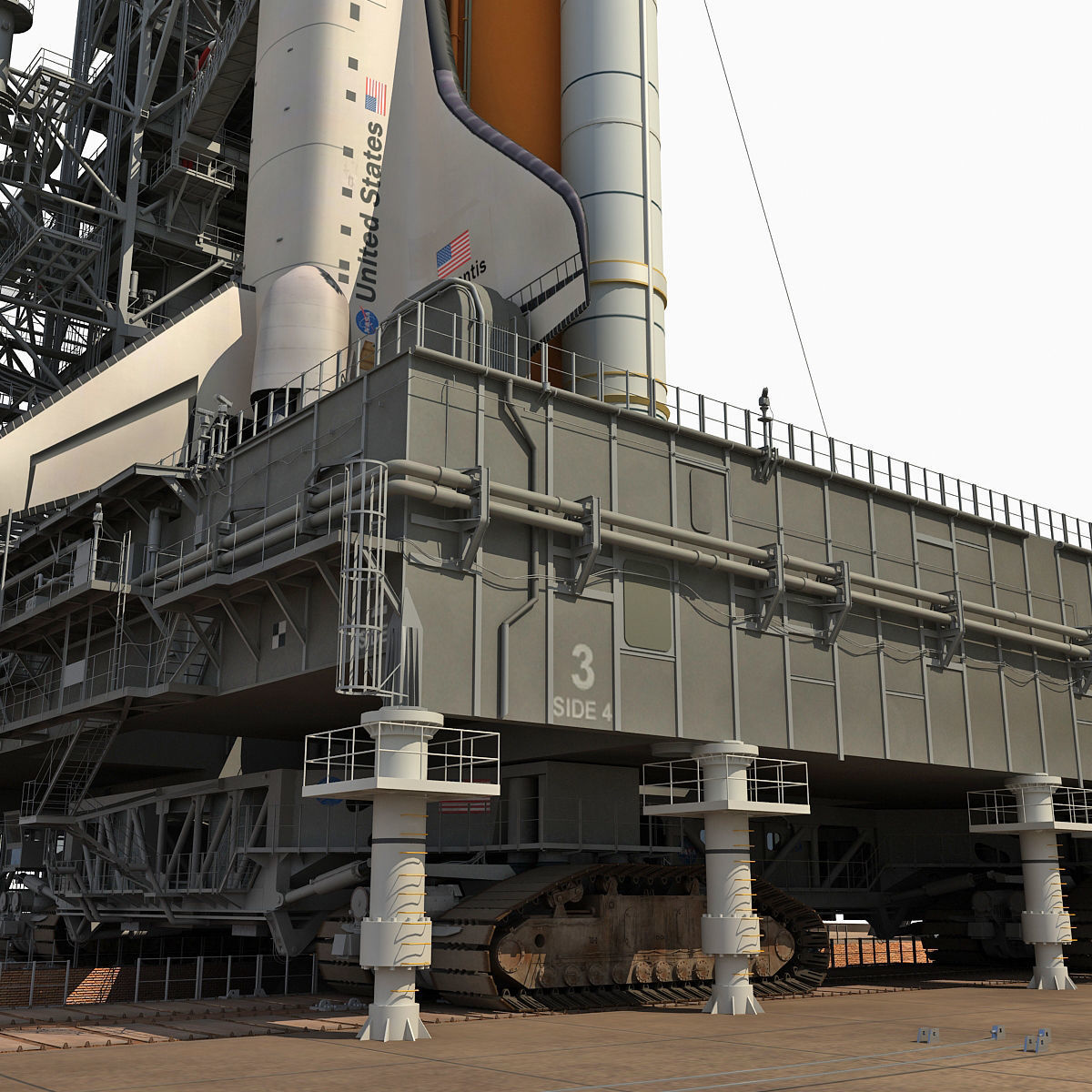 NASA Launch Complex 39B 3D model_76