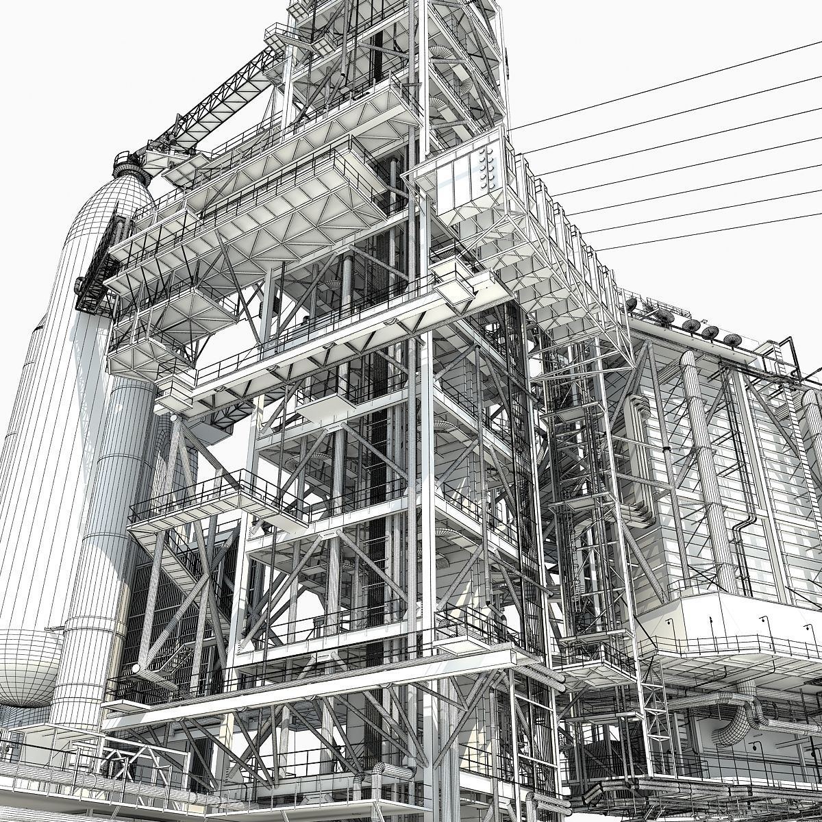 NASA Launch Complex 39B 3D model_61