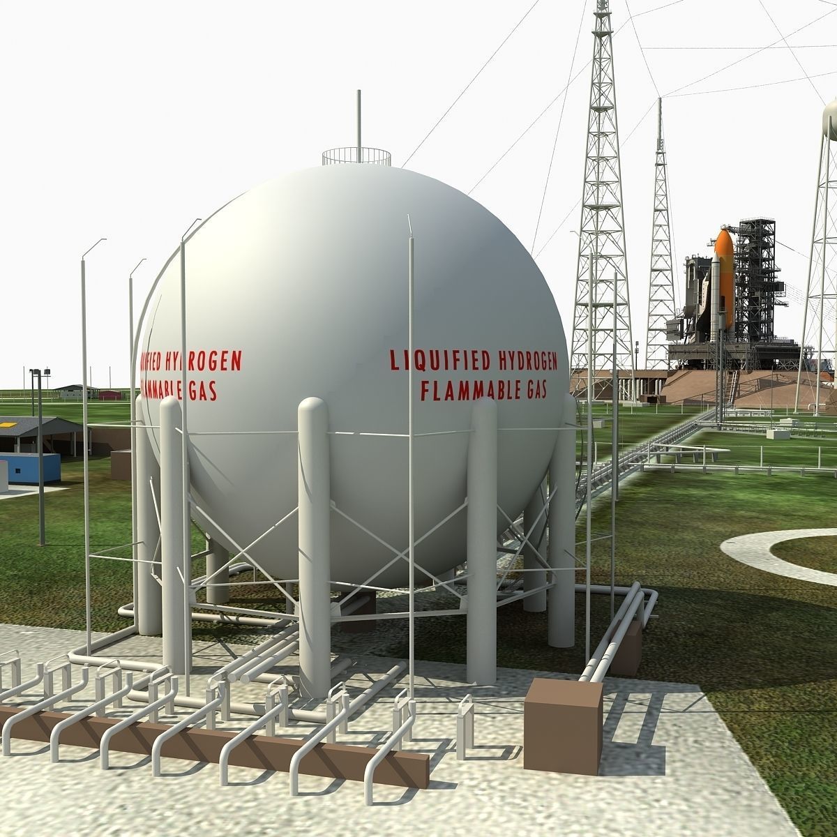 NASA Launch Complex 39B 3D model_43