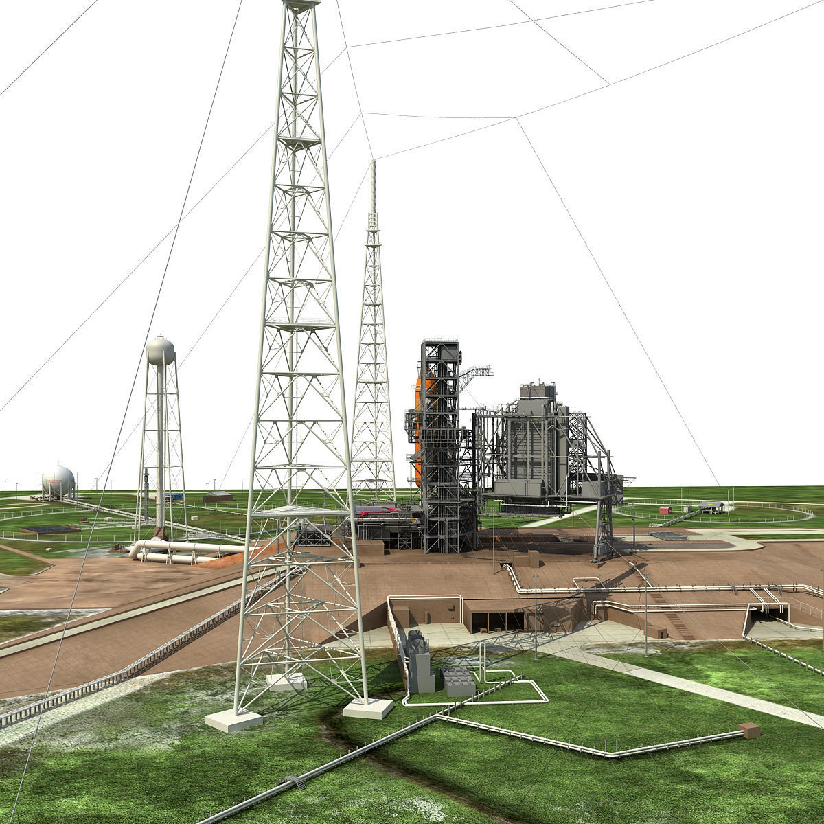 NASA Launch Complex 39B 3D model_33