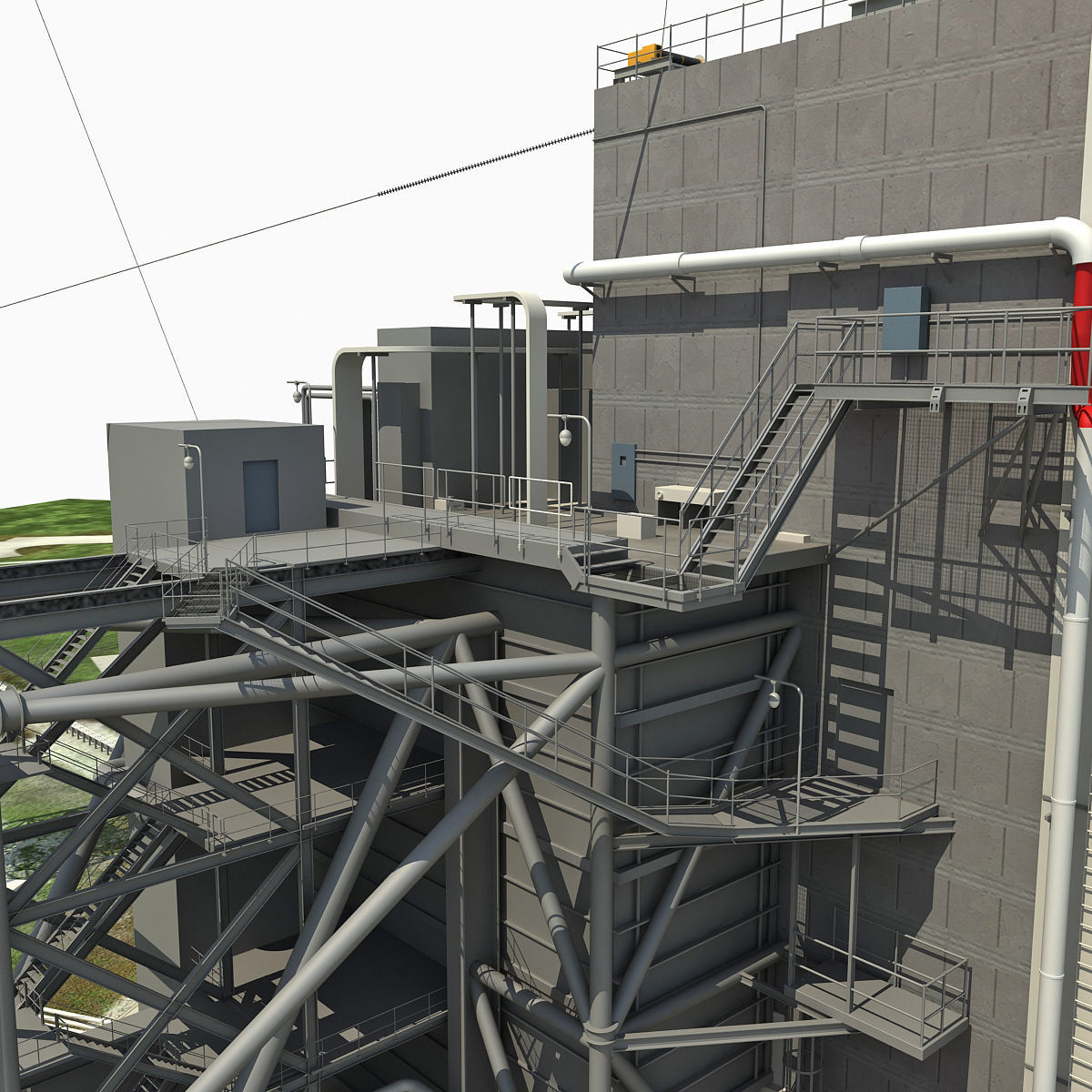 NASA Launch Complex 39B 3D model_34