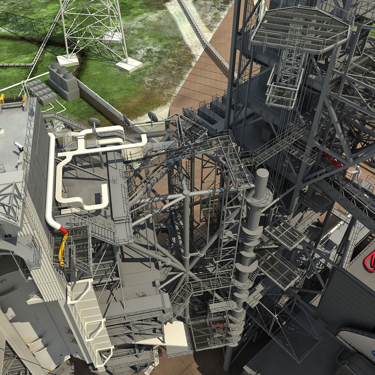 NASA Launch Complex 39B 3D model_32