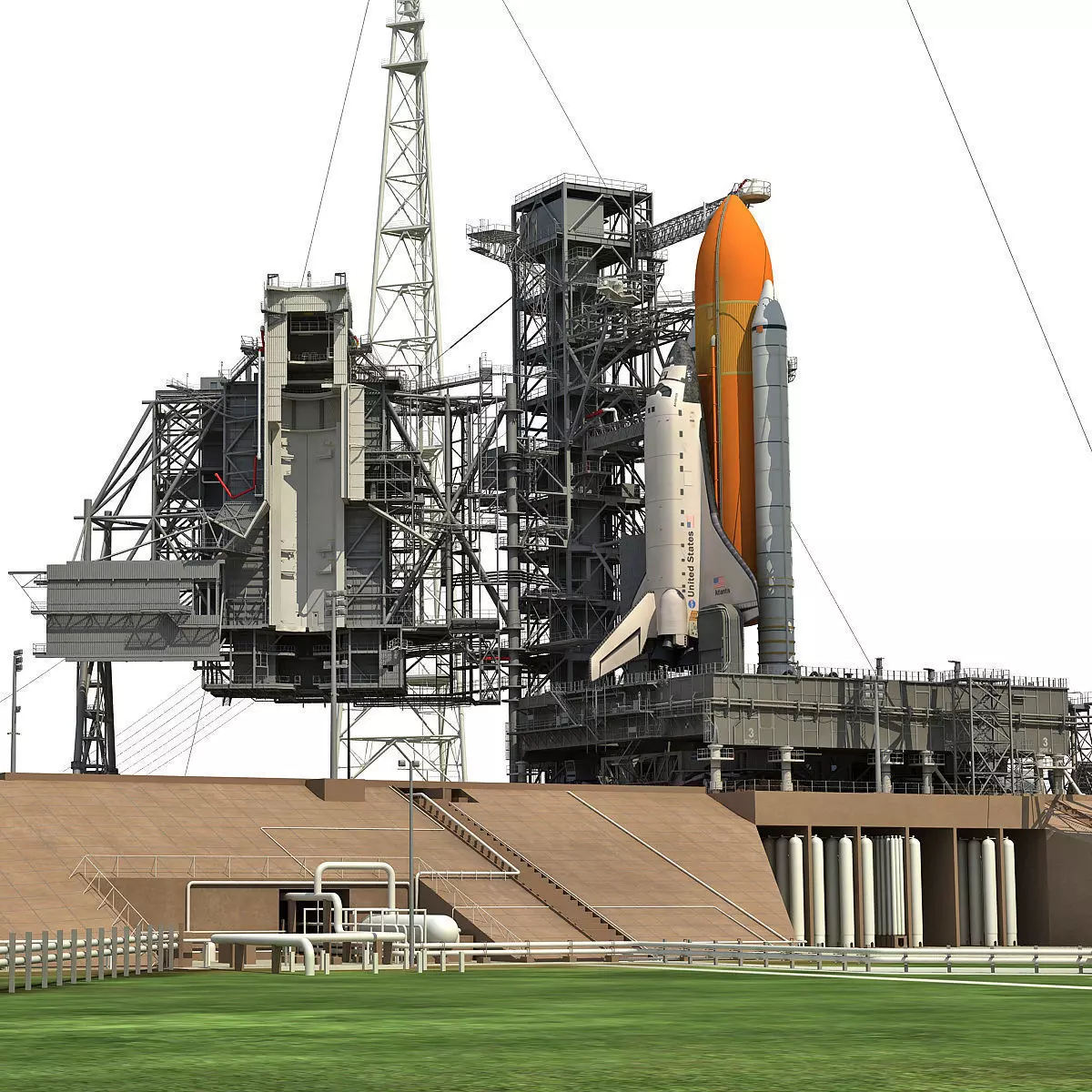 NASA Launch Complex 39B 3D model_0