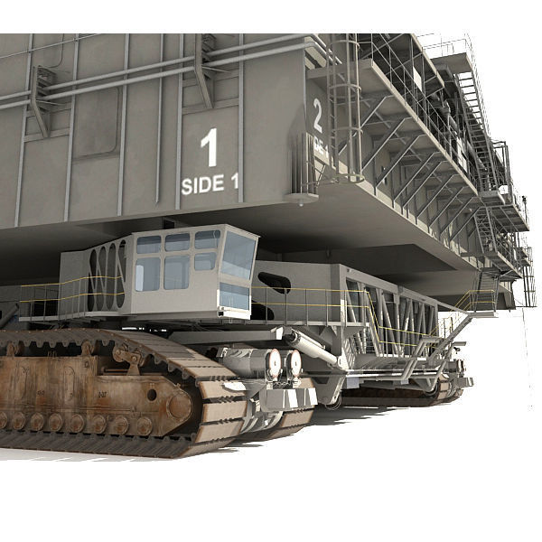 NASA Crawler with Mobile Launch Platform 3D model_26