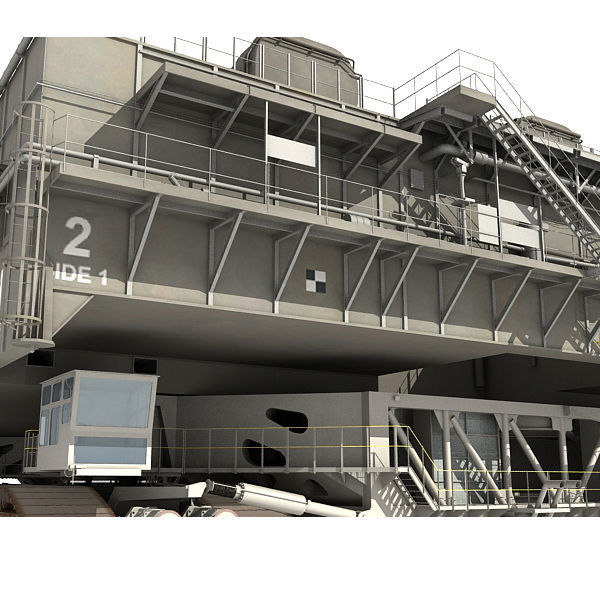 NASA Crawler with Mobile Launch Platform 3D model_27