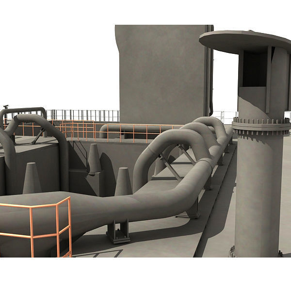 NASA Crawler with Mobile Launch Platform 3D model_35