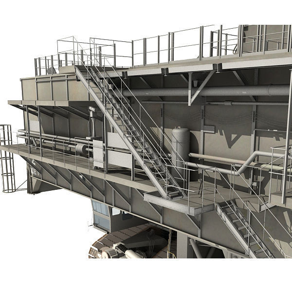 NASA Crawler with Mobile Launch Platform 3D model_13