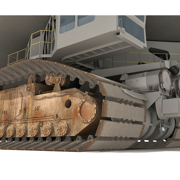 NASA Crawler with Mobile Launch Platform 3D model_16