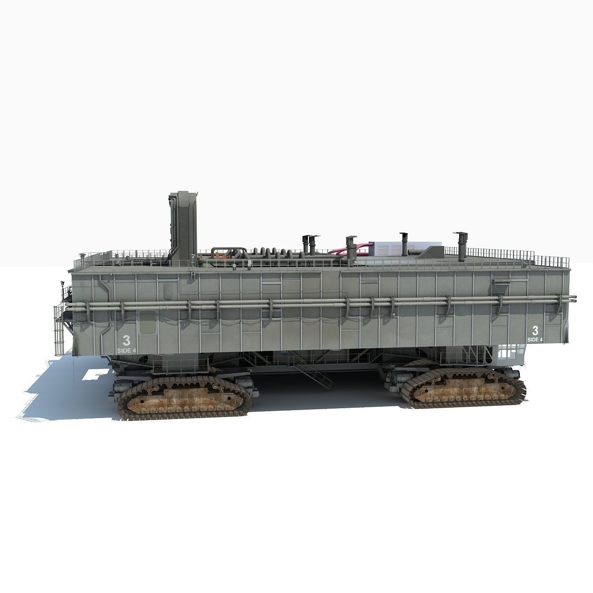 NASA Crawler with Mobile Launch Platform 3D model_8