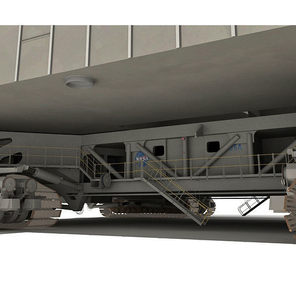 NASA Crawler with Mobile Launch Platform 3D model_29
