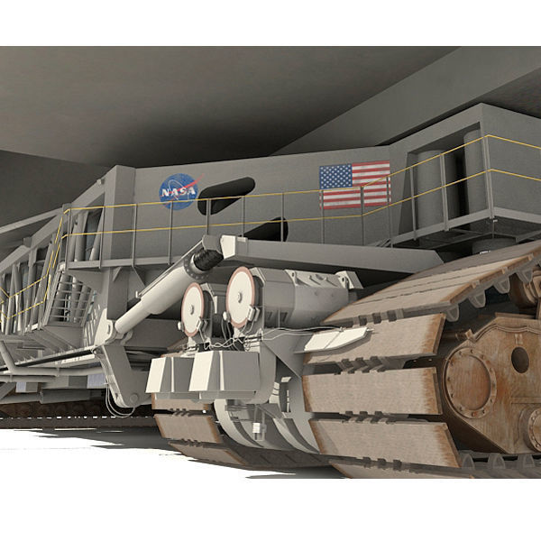 NASA Crawler with Mobile Launch Platform 3D model_33