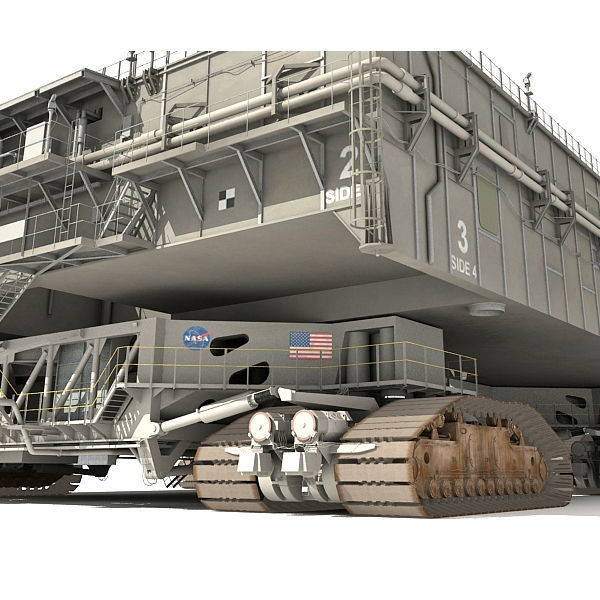 NASA Crawler with Mobile Launch Platform 3D model_23
