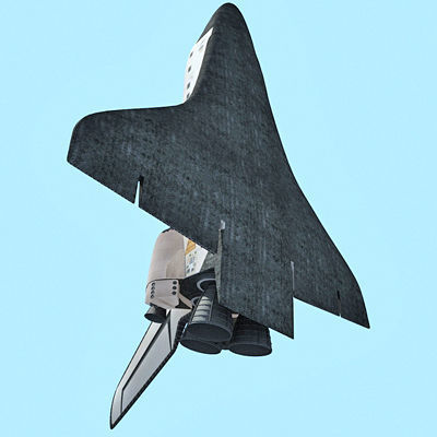 NASA Atlantis Space Shuttle 3D model_12