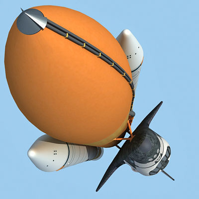 NASA Atlantis Space Shuttle 3D model_10