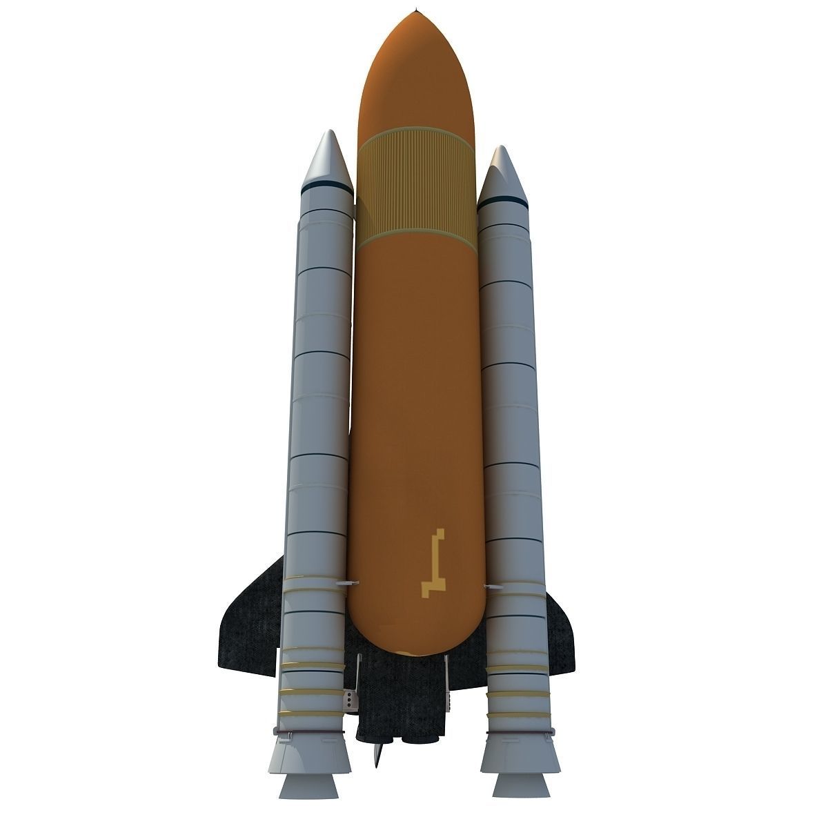 NASA Atlantis Space Shuttle 3D model_7
