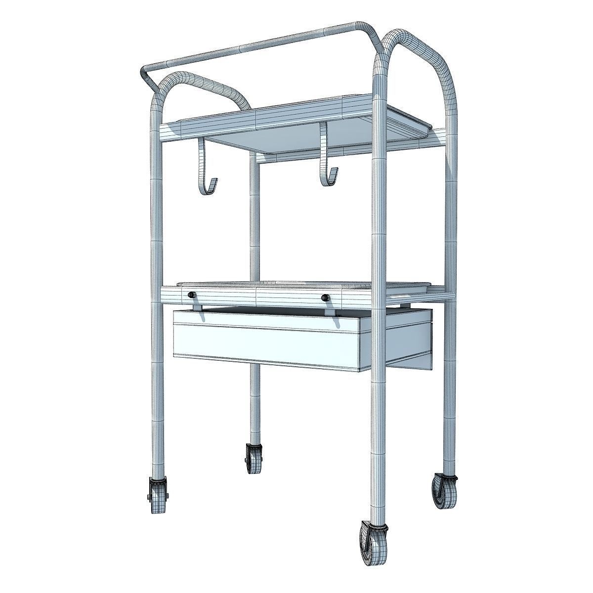 Medical Table 3D model_7