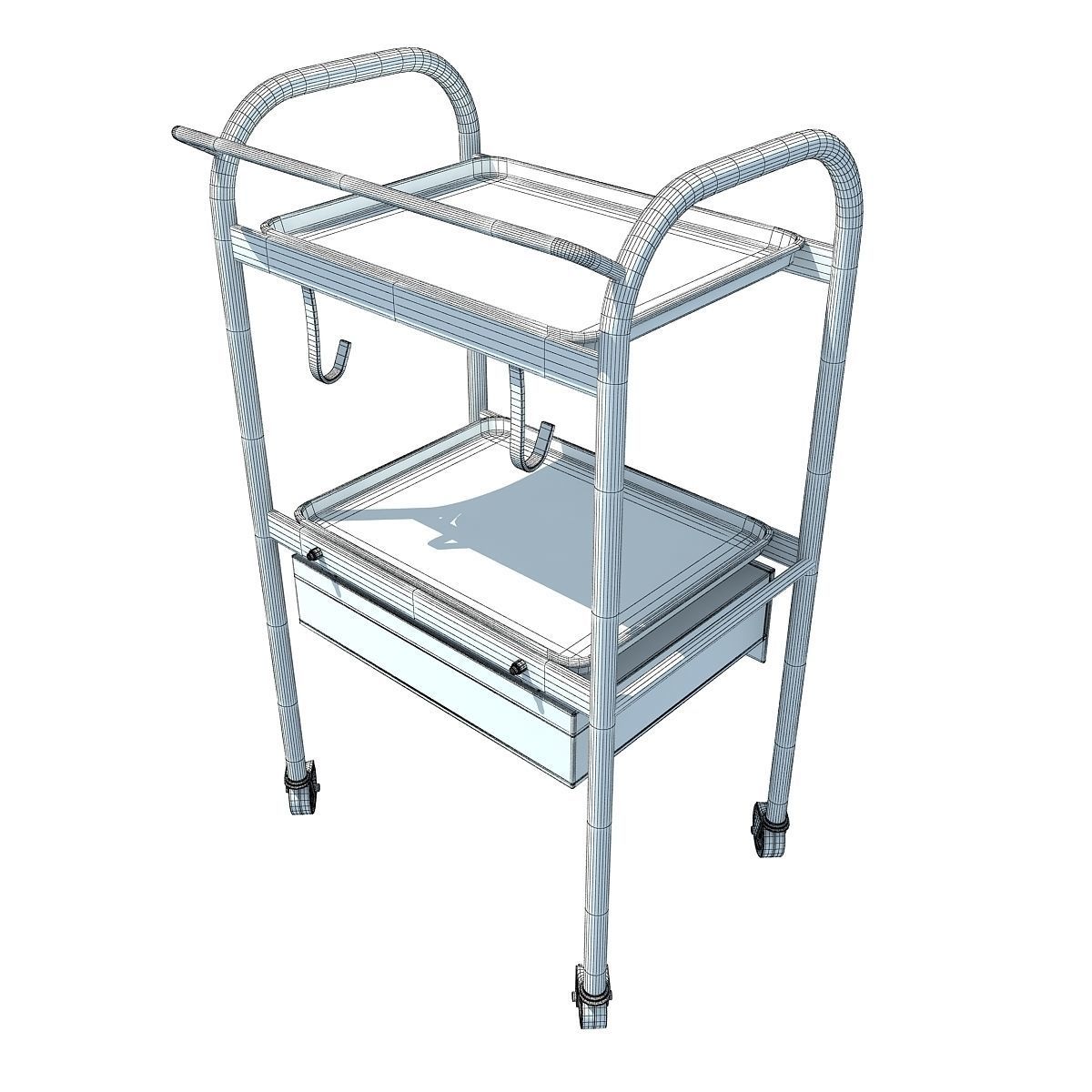 Medical Table 3D model_8