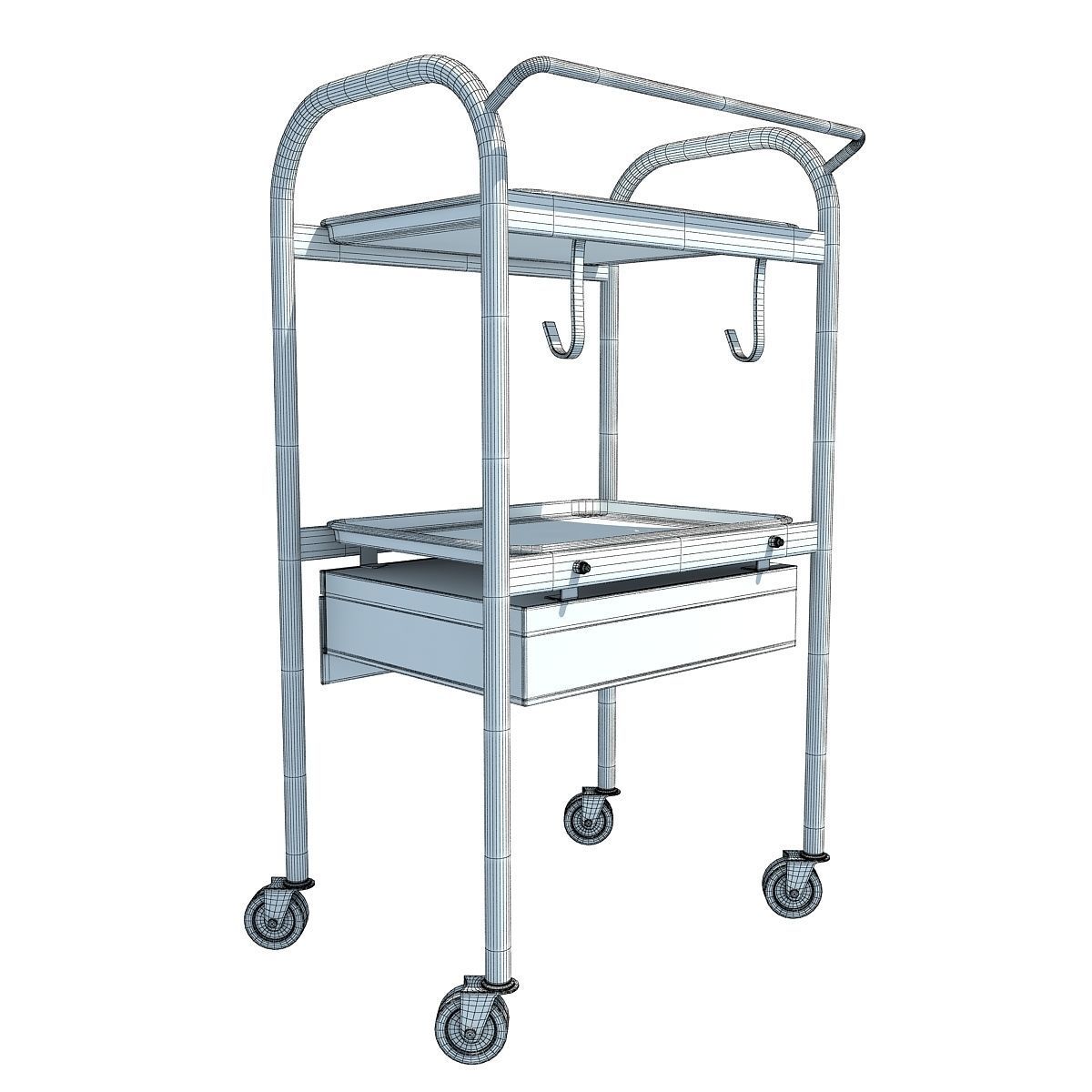 Medical Table 3D model_5